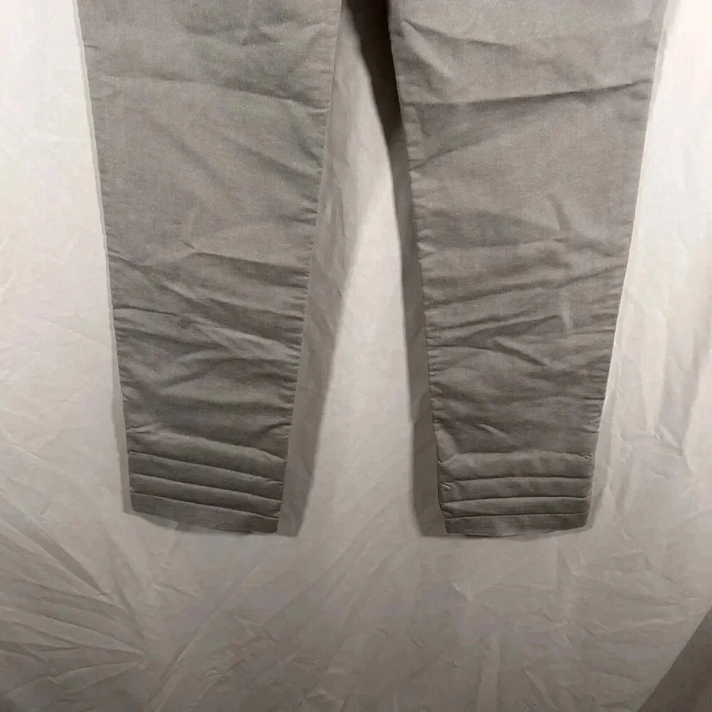 Zara Man Pants Men's 30 Solid Grey Pockets Button Zip Office Work Pants